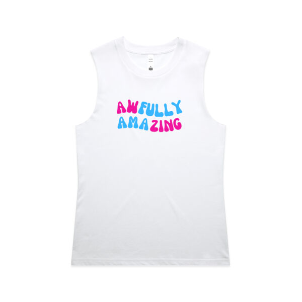 Awfully Amazing - AS Colour Womens Maple Tank Thumbnail
