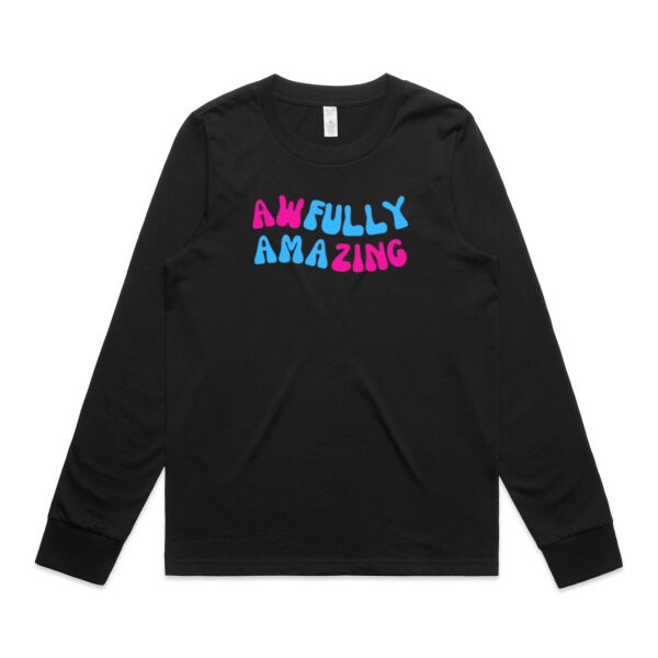 Awfully Amazing - AS Colour Womens Maple Longsleeve Tee Thumbnail