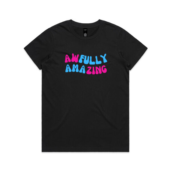Awfully Amazing - AS Colour Womens Maple Tee Thumbnail