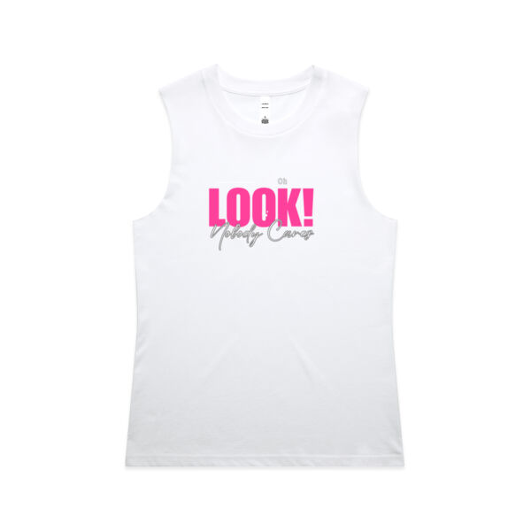 Oh Look! Nobody Cares! - AS Colour Womens Maple Tank Thumbnail