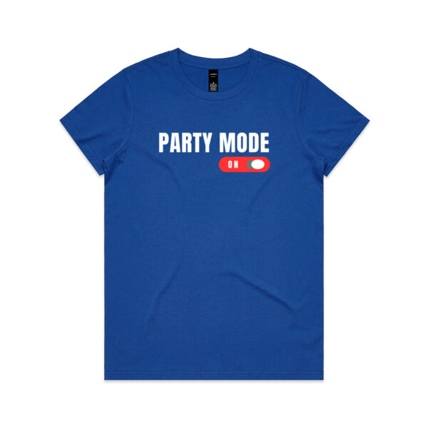 Party Mode On - AS Colour Womens Maple Tee Thumbnail