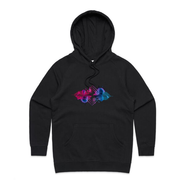 Pink & Purple Cloud - AS Colour Womens Supply Hood Thumbnail