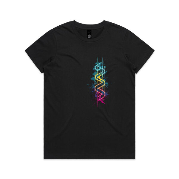 Celestial Snake - AS Colour Womens Maple Tee Thumbnail