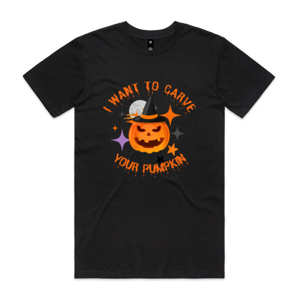 I Want To Carve Your Pumpkin - AS Colour Mens Staple T shirt Thumbnail