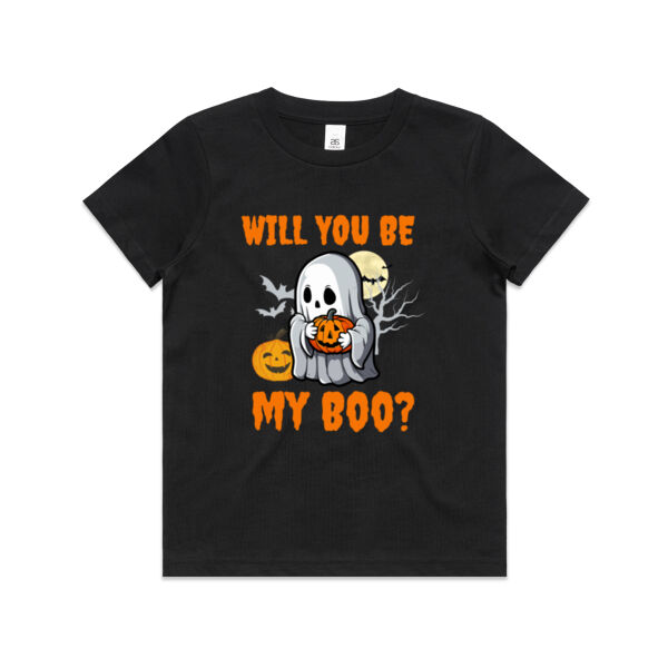 Will You Be My Boo? - AS Colour Kids Youth T shirt Thumbnail