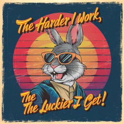 The harder I work the lucker I get Thumbnail