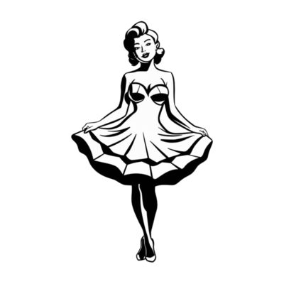 Holding Dress Thumbnail